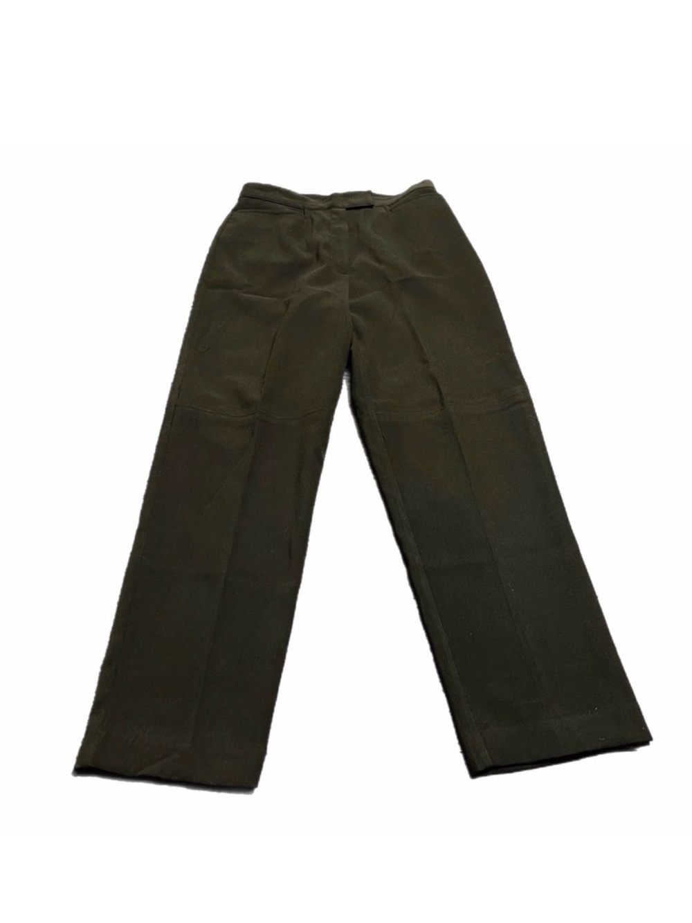 80s/90s Vintage Norton Studio Vintage High Waist Trousers Pants (Olive Green) 4P - Picture 2 of 8